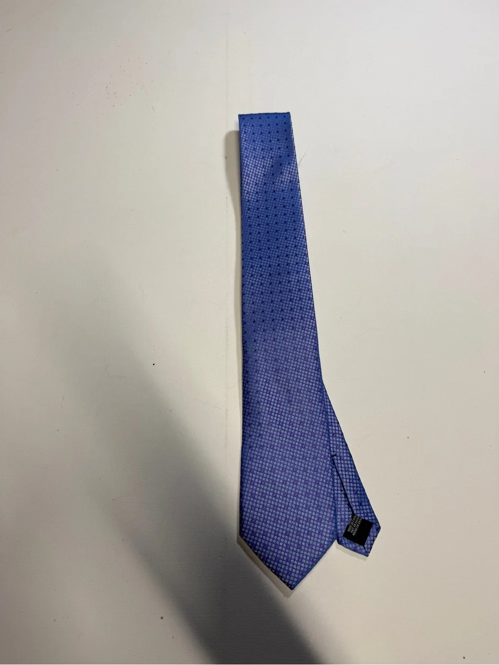 Van Heusen Purple-Blue Microdot Silk Tie